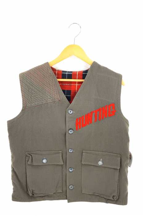 USED (ブランド不明) HUNTING バックポケットベスト メンズ トップス