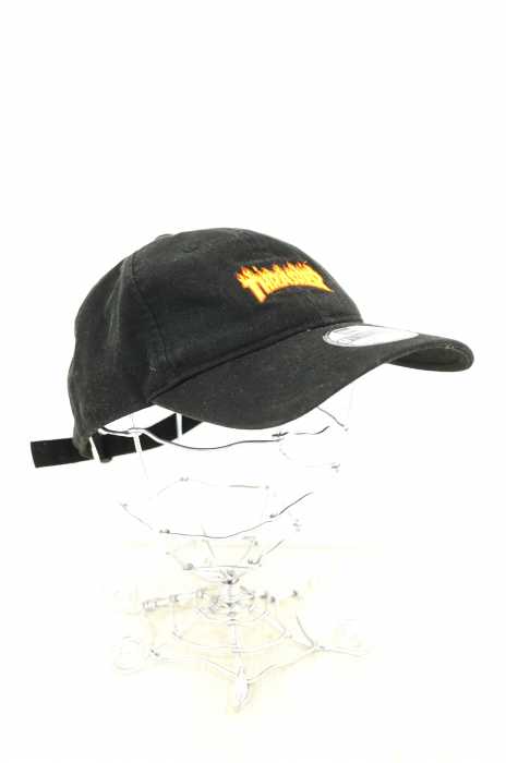 NEWERA×THRASHER（ニューエラ スラッシャー） ファイヤーロゴ 6パネルキャップ メンズ 帽子