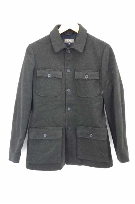 A.P.C. （アーペーセー） ウール　シャツジャケット メンズ アウター