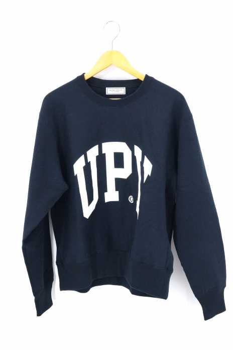 UNIVERSAL PRODUCTS × YAAH (ユニバーサルプロダクツ ヤア) 19AW COLLEGE CREW NECK SWEAT メンズ トップス