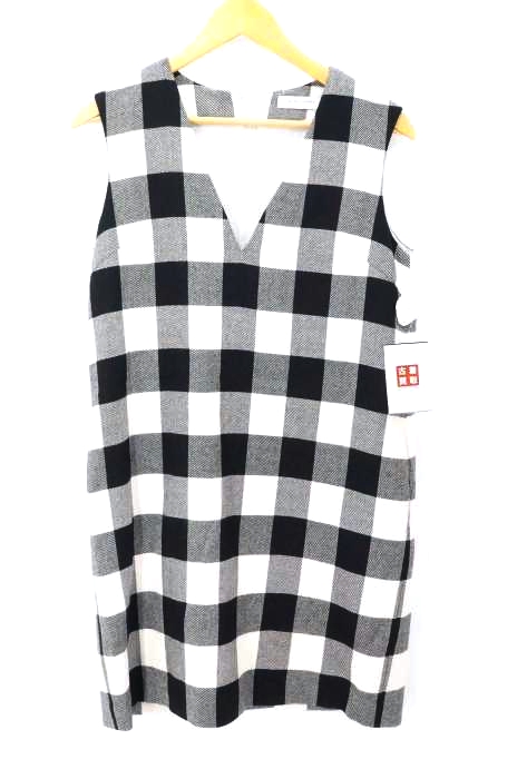UNITED ARROWS（ユナイテッドアローズ） ブロックチェックノースリーブワンピース レディース ワンピース