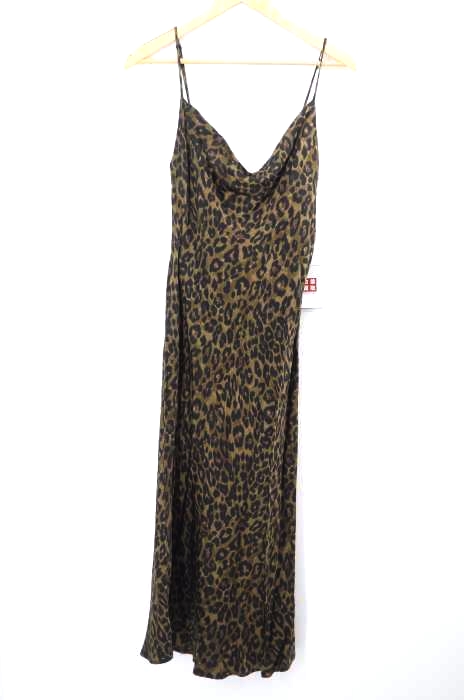 Zara ザラ レオパード柄 キャミソールドレス レディース ワンピース ブランド古着買取販売バズストア