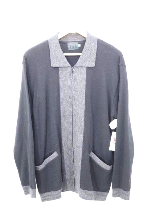 Yohji Yamamoto DURBAN A.A.R（ヨウジヤマモト ダーバン アール） 90S 切替ジップアップカーディガン メンズ トップス