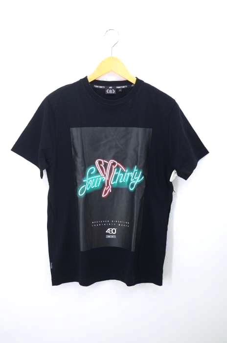 fourthirty(フォーサーティー) ネオンプリントTシャツ メンズ トップス