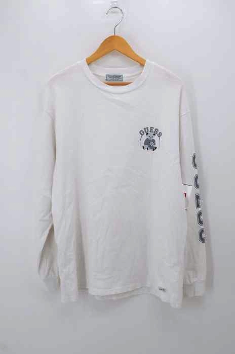 GUESS JEANS（ゲスジーンズ） 袖プリントL/STシャツ メンズ トップス