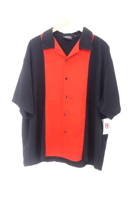 USED古着（ユーズドフルギ） JIM BEAM ラインデザインシャツ メンズ トップス