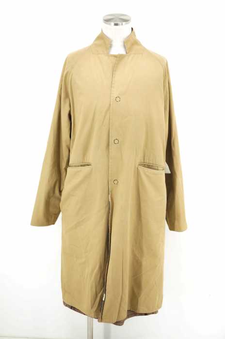 SUNSEA (サンシー) Reversible Check Burberry Coat メンズ アウター