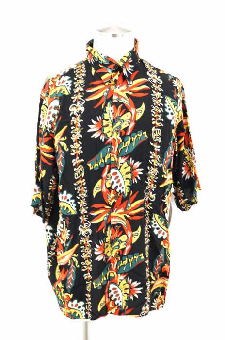 Reyn Spooner （レインスプーナー） 80~90S ダイアモンドヘッドタグ 総柄ボタンシャツ メンズ トップス