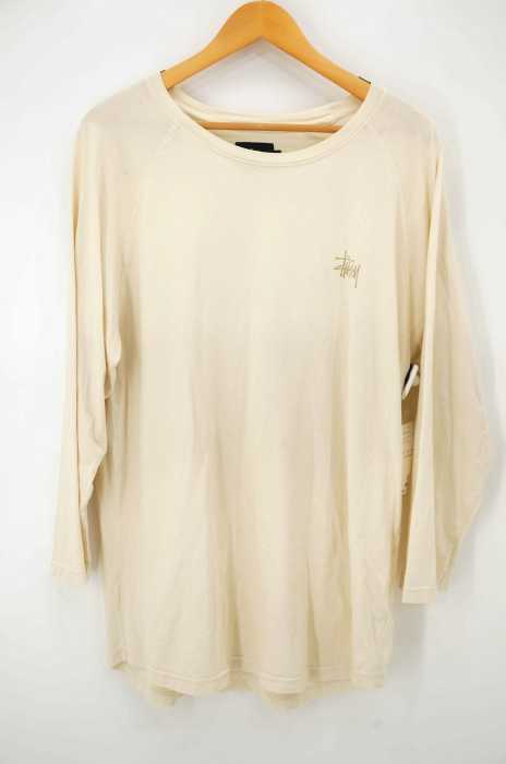STUSSY （ステューシー） バックプリントクルーネックロングTシャツ メンズ トップス