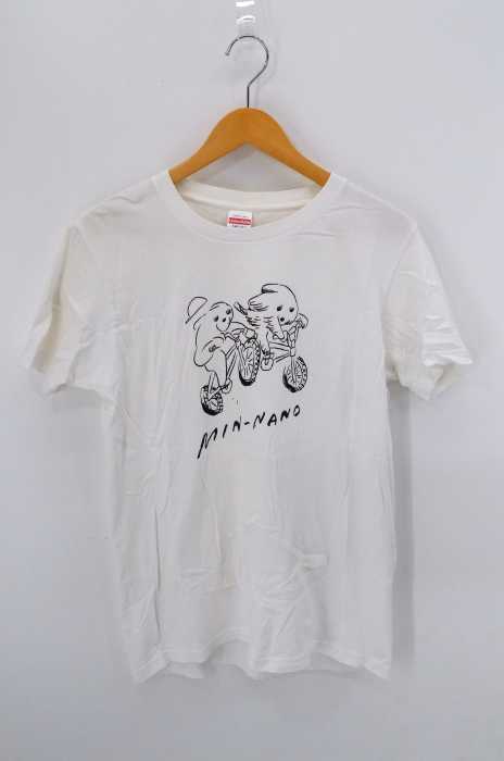 MIN-NANO （ミンナノ） プリントクルーネックTシャツ メンズ トップス