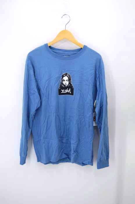 X-girl（エックスガール） ロゴプリントロングスリーブTシャツ レディース トップス