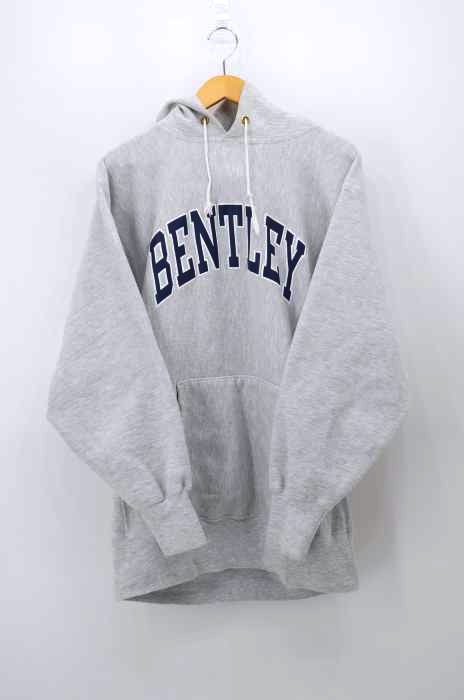 Champion（チャンピオン） 90S USA製 刺繍タグ REVERSE WEAVE BENTLEY アーチ1段カレッジラバープリントプルオーバーパーカ メンズ トップス