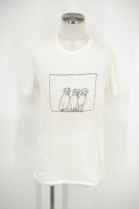 BIN (ビン) Kuniko Komaba Dog Tee メンズ トップス