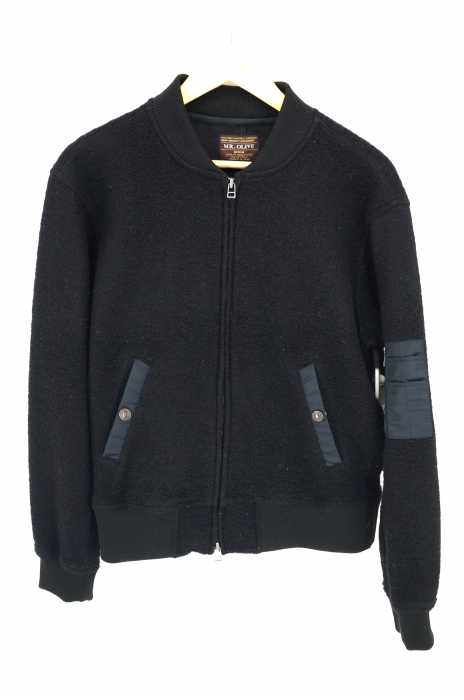 MR.OLIVE（ミスターオリーブ） COMPRESSION WOOL KNIT / MA-1 JACKET メンズ アウター