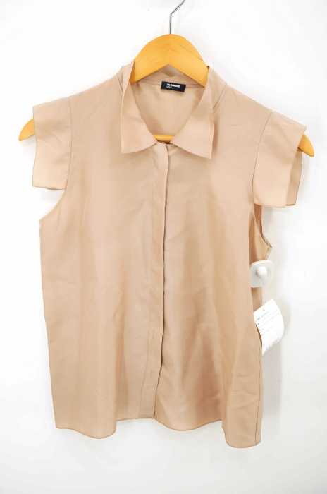 JIL SANDER (ジルサンダー) 比翼 ノースリーブシャツ レディース トップス