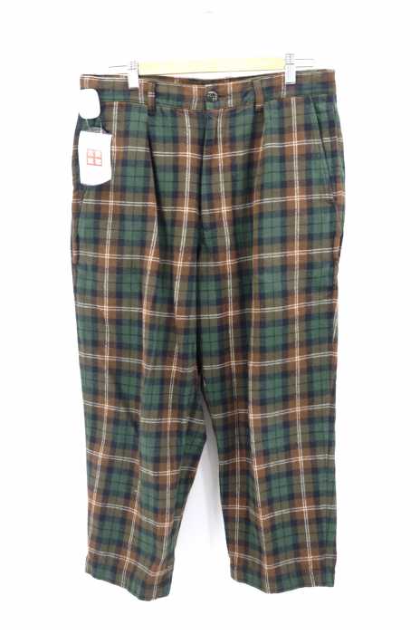 SSZ BEAMS SURF&SK8（ビームス サーフアンドスケート エスエスゼット） 17AW フランネルチェックタックパンツ メンズ パンツ