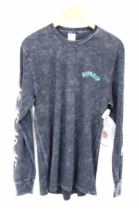 RIPNDIP（リップンディプ） タイダイ バックプリントロングスリーブTシャツ メンズ トップス