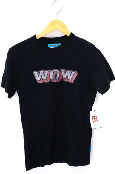 HAMNETT（ハムネット） 立体プリントコットンクルーネックTシャツ レディース トップス