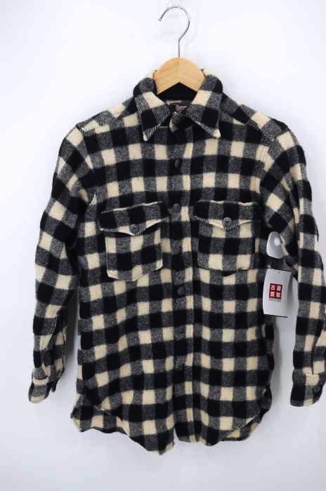 WOOLRICH（ウールリッチ） 50S CPO ボックスチェックウールボタンシャツ メンズ トップス