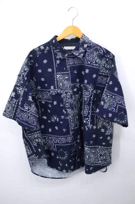 FREAKS STORE（フリークスストア） 20SS ペイズリー柄ビッグシャツ メンズ トップス