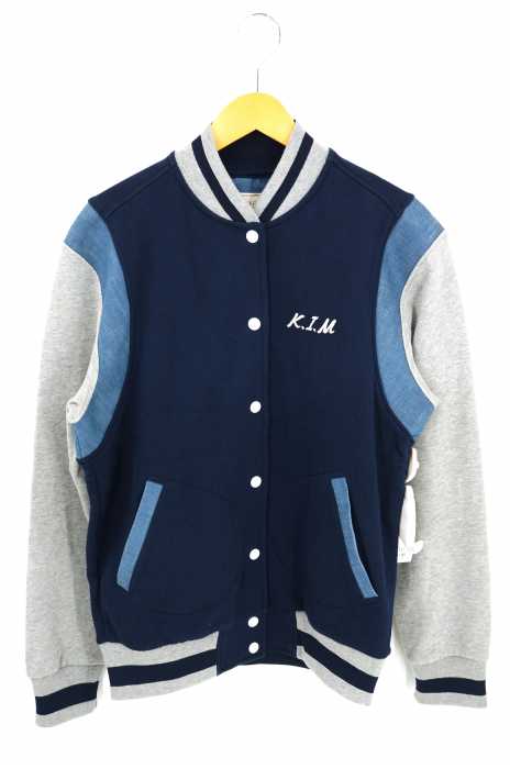 maison kitsune （メゾンキツネ） パネル スタジアムジャンパー メンズ アウター