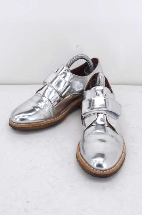 Jeffrey Campbell （ジェフリーキャンベル） Mixed Shoes メタリック ベルクロ シューズ レディース シューズ