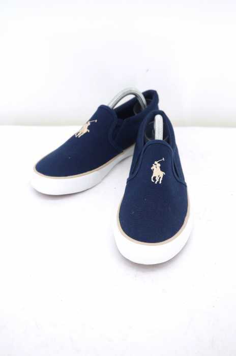 POLO RALPH LAUREN （ポロラルフローレン） SETH セス ポニー刺繍 キャンバス スリッポン レディース シューズ