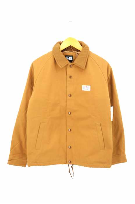 NEW ERA (ニューエラ) DUCK COACH JKT OLD LOGO PACHT TAN ダック地コーチジャケット メンズ アウター