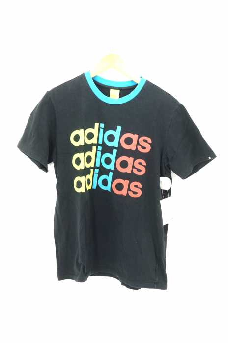 adidas neo label (アディダスネオレーベル) LINE CMYK カラーロゴTシャツ メンズ トップス