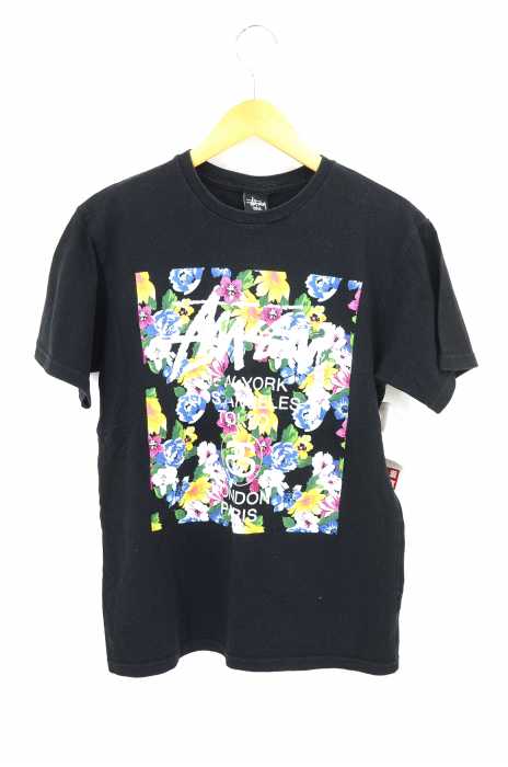 STUSSY （ステューシー） ワールドツアーフラワープリント半袖TEE メンズ トップス