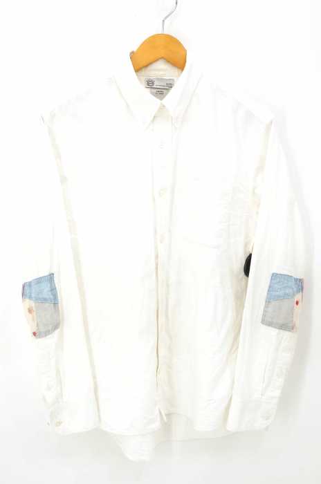 VISVIM（ビズビム） Giza Cotton Patchwork Elbow B.D. Shirt メンズ トップス