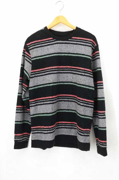 STUSSY （ステューシー） ボーダーカットソー 厚手 メンズ トップス