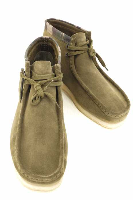 Carhartt WIP × Clarks（カーハート ワークインプログレス クラークス） 19AW Wallabee Boot ワラビー メンズ シューズ