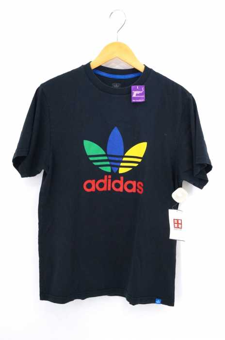 adidas（アディダス） マルチカラートレフォイルロゴプリントTシャツ メンズ トップス