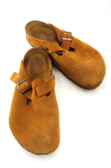 BIRKENSTOCK(ビルケンシュトック) Boston スウェードサンダル メンズ シューズ