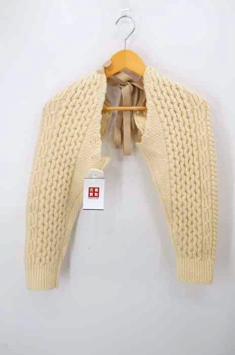 unfil(アンフィル) french merino cable-knit sleeves レディース ファッション雑貨