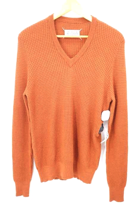 Maison Margiela（メゾンマルジェラ） 13AW 10 Vネックワッフルニット メンズ トップス