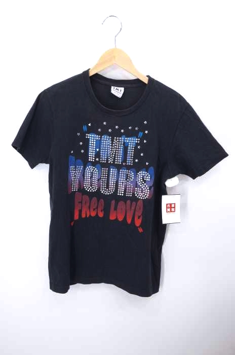 TMT（ティーエムティー） TMT YOURS ラインストーン装飾プリントTシャツ メンズ トップス