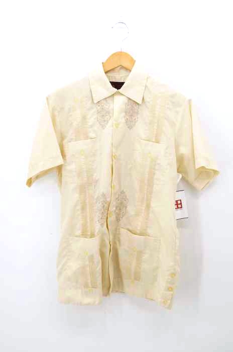 USED古着（ユーズドフルギ） GUAYALERAS YUCATECAS 半袖 キューバシャツ メンズ トップス