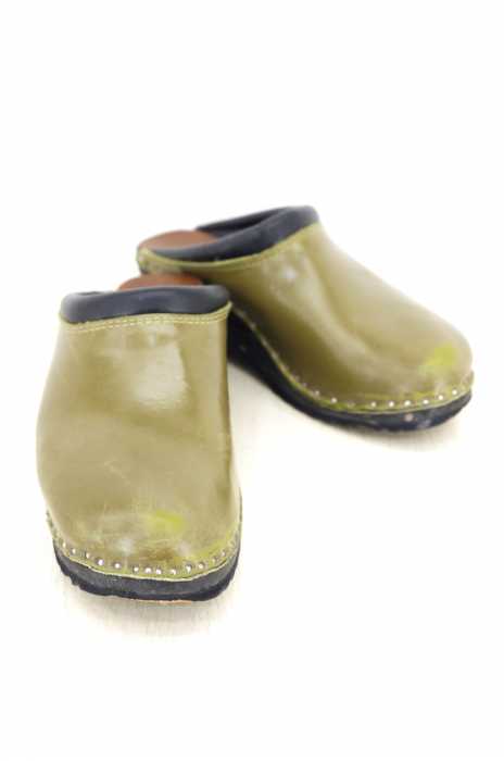Needles × TROENTORP (ニードルズ×トロエントープ) SWEDISH CLOG – PLAIN TOE スウェディッシュクロッグプレントゥ 別注 サボシューズ レディース シューズ
