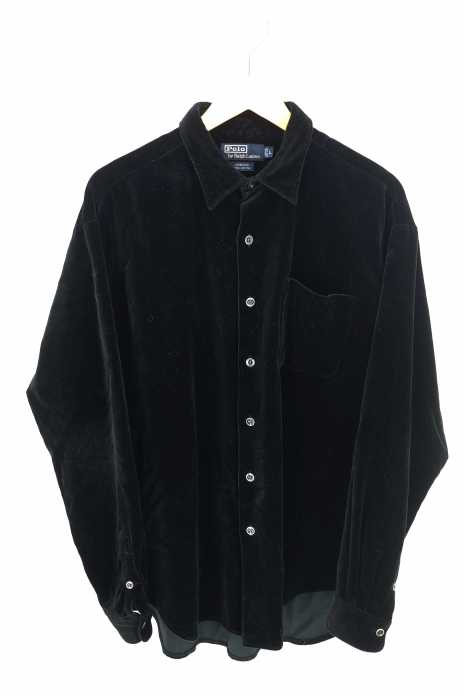 Polo by RALPH LAUREN (ポロバイラルフローレン) ベロアボタンシャツ メンズ トップス
