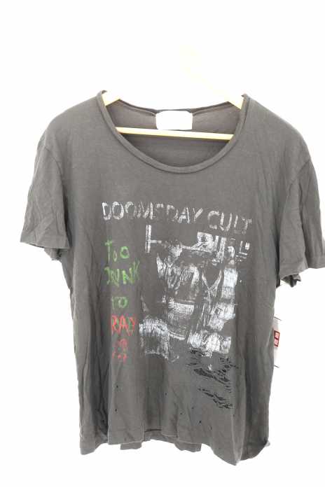 DIET BUTCHER SLIM SKIN（ダイエットブッチャースリムスキン） clouds/float ダメージ加工Tシャツ メンズ トップス