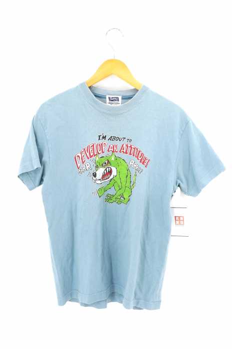 PHERROW'S （フェローズ） プリントクルーネックTシャツ メンズ トップス
