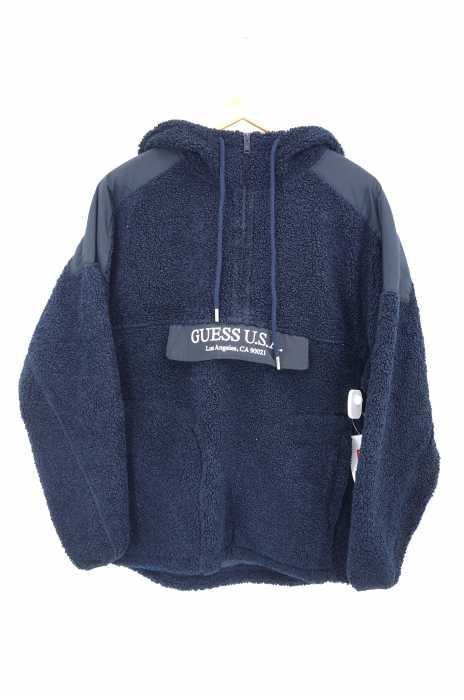GUESS los angeles(ゲスロサンゼルス) DAVIS LOGO FLEECE SWEAT メンズ トップス