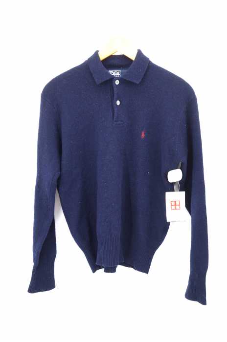 Polo by RALPH LAUREN (ポロバイラルフローレン) ポニー刺繍 ウールニット ポロ レディース トップス