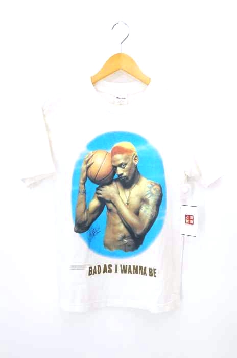 murina（フルギ） USA製 1996年コピーライト DENNIS RODMAN Bad as I Wanna Be プリントTシャツ メンズ トップス