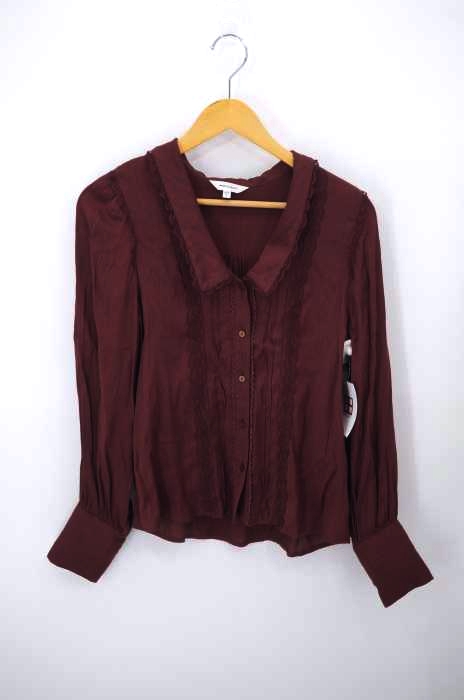 moussy（マウジー） BIG COLLAR LACY ブラウス レディース トップス