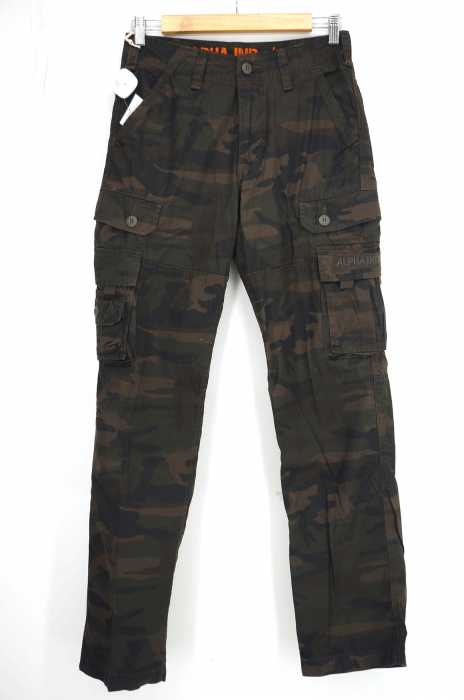 ALPHA INDUSTRIES （アルファインダストリーズ） カモ柄カーゴパンツ レディース パンツ