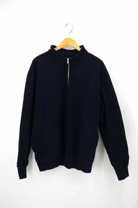 thisisneverthat（ディスイズネバーザット） ハーフジップ袖プリントスウェット メンズ トップス
