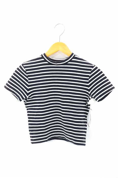 T by Alexander Wang （ティーバイアレキサンダーワン） ボーダー半袖TEE レディース トップス